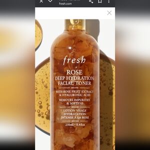 NWT Fresh Rose Deep Hydration Facial Toner